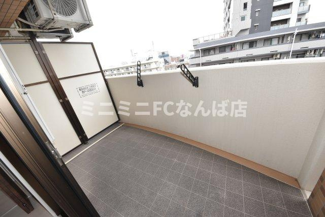 ラグゼ大正のバルコニー|広々としたバルコニーです