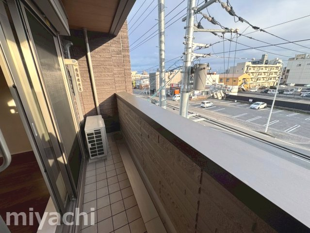 ベレオ安宅のバルコニー