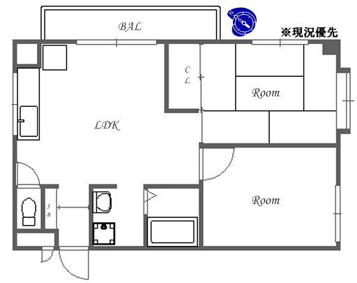 エスポワール参番館の間取り|エスポワール参番館　間取り