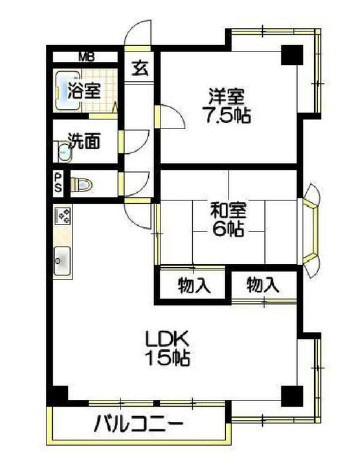 サンルミナスの間取り