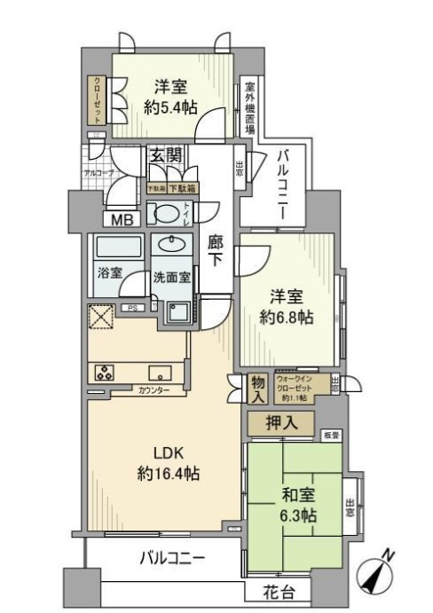 【仲介手数料：50％OFF】対象物件！の間取り
