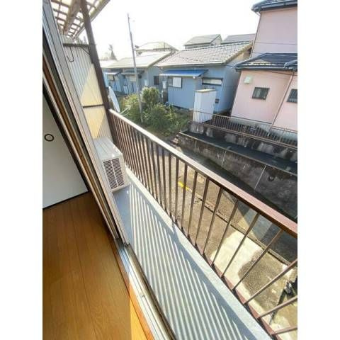 渡辺荘のバルコニー