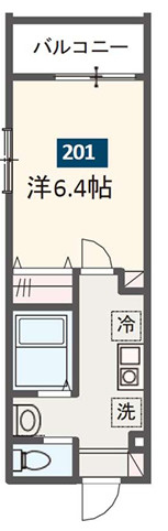 MELDIA八広Ⅴ の間取り