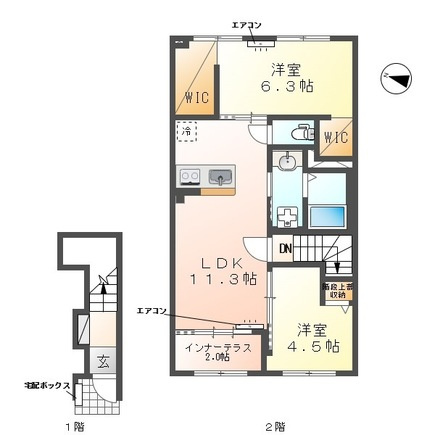 【間取り】 | クレリエール | 間取図