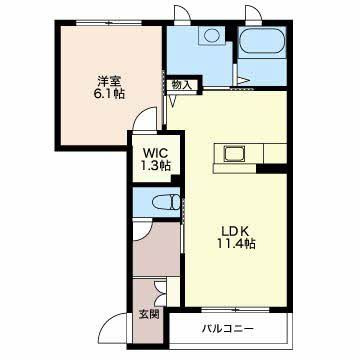 コンフォート・ドミールの間取り