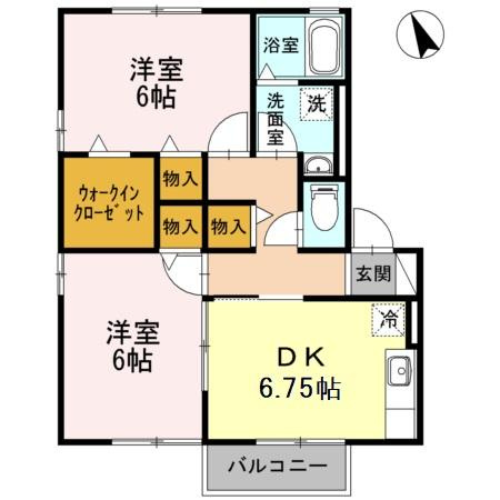 【間取り】 | ヴィラージュルピナＣ棟