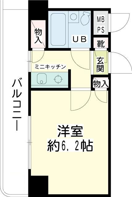 プラザ川崎ＮＯ．２の間取り|間取りです。