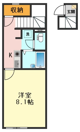 レオネクストヴィラドステラⅤの間取り