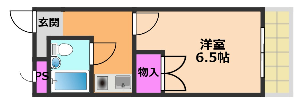 サンウエスト西真上の間取り