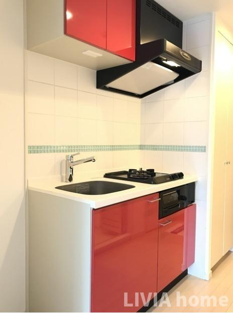 渋谷区西原１丁目の賃貸マンションのキッチン|実際の設備・内装は現況を優先とさせていただきます。