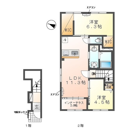 【間取り】 | クレリエール | 間取図