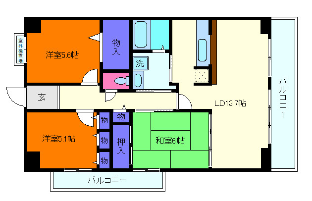 ベアトゥスの間取り