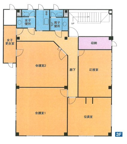 仮称）旭町4丁目事務所の間取り|3Ｆ