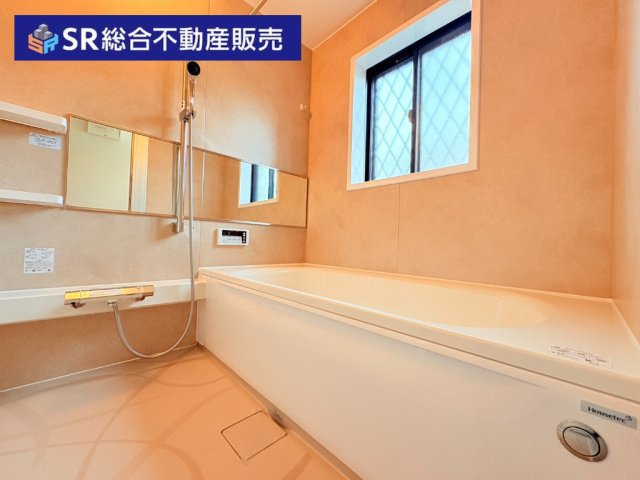 稲田新町3丁目中古戸建の浴室|お風呂も新調済！足を伸ばしてゆったりくつろげる浴室です！