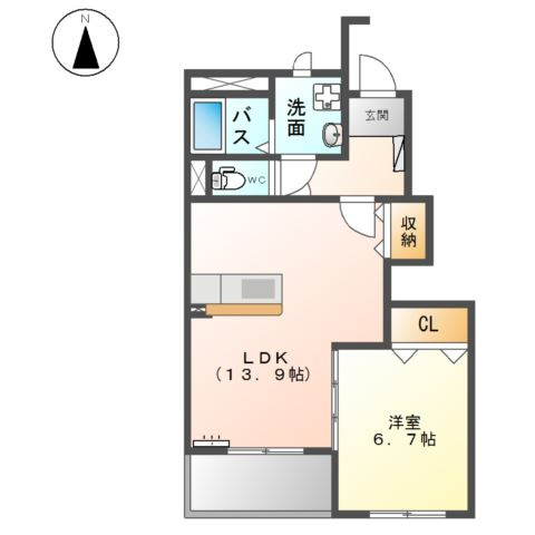 スプリング　ライトの間取り