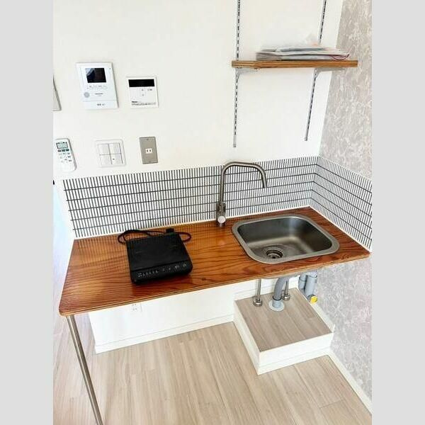 相模原市中央区共和１丁目のアパートのキッチン