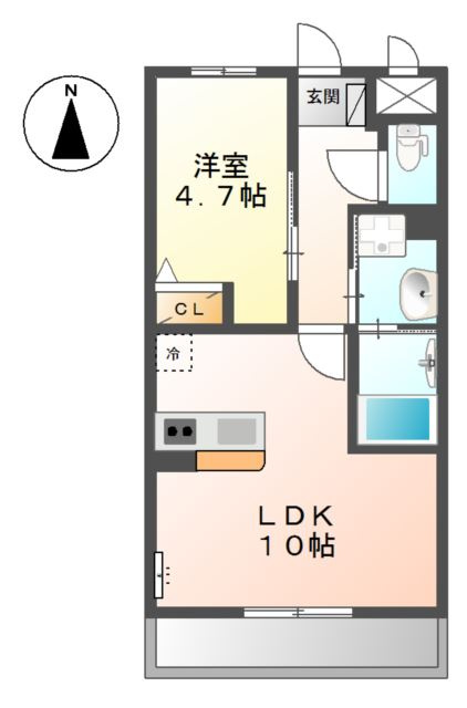 ヴェルデみなみの間取り