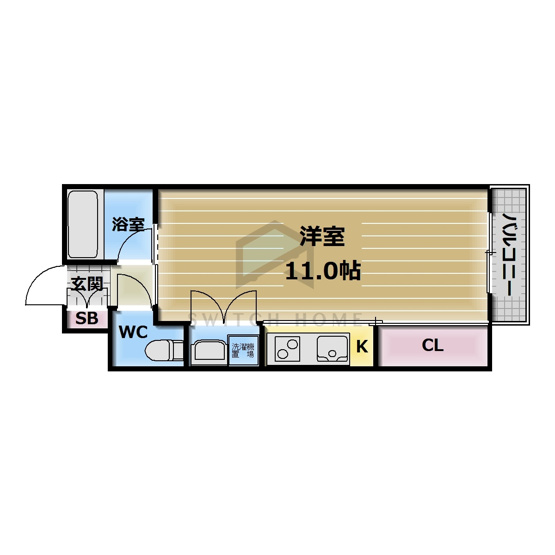 【間取り】 | アリビオ北巽