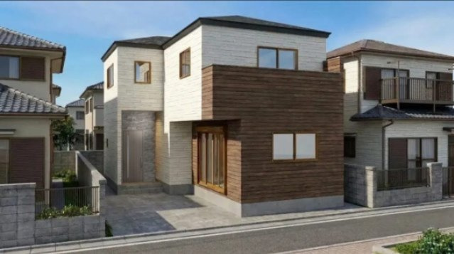 野洲市栄町の外観パース|外観パース
