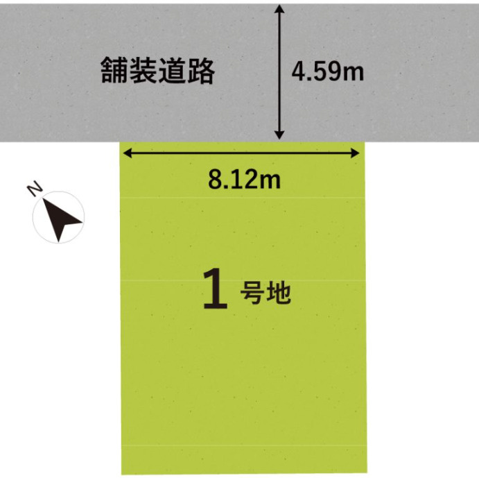 野洲市栄町の区画図