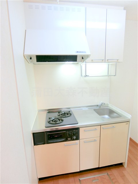アクティ池上のキッチン|2口ガスグリル付システムキッチン