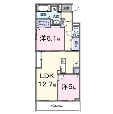 【間取り】 | ブリオ安満　Ａ棟