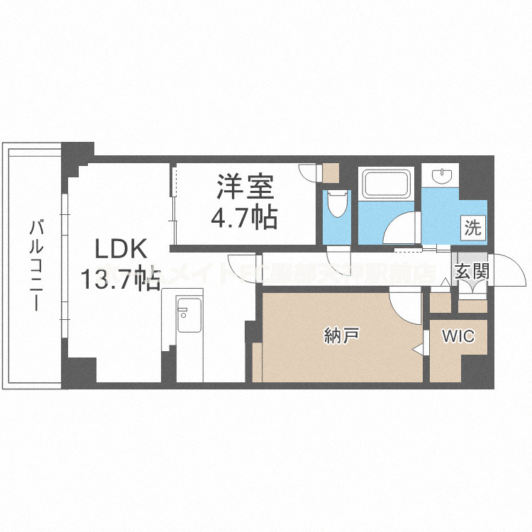 トリニティ豊中本町の間取り