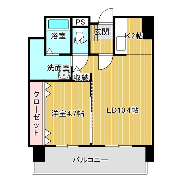 カーサ開広の間取り