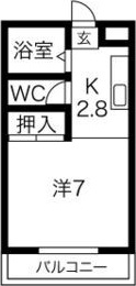ハイツ林ケ丘の間取り