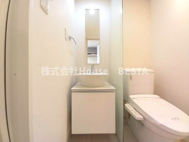S-RESIDENCE神戸磯上通の独立洗面台