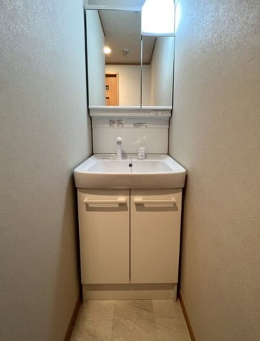 大阪市中央区上汐２丁目の賃貸マンションの洗面所