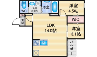 【間取り】 | REGALEST THE 中村公園 | 略図の為、現状優先