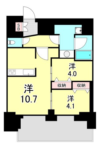 プレリス尼崎レーネヴィアの間取り