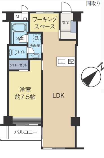 【間取り】 | 千葉都町マンション
