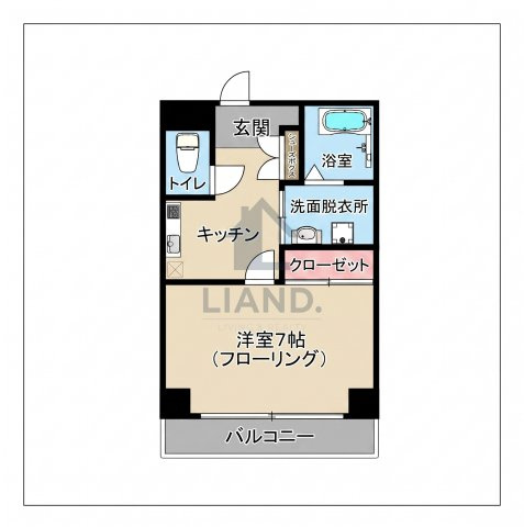 SOLEIL ATAGO　愛宕小学校区の間取り|SOLEIL ATAGO