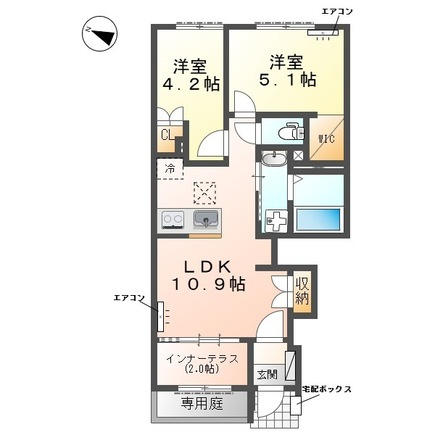 【間取り】 | クレリエール | 間取図