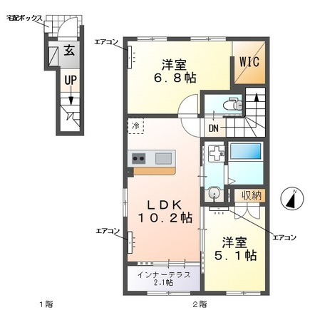 【間取り】 | ヴァンベール | 間取図