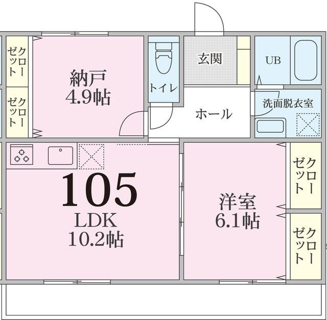 フォレスト南林間の間取り