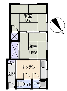 熱海市　昭和町の間取り