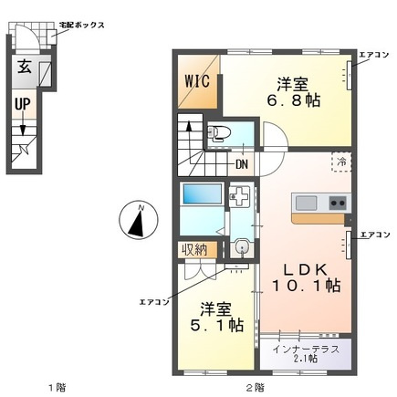 【間取り】 | ヴァンベール | 間取図