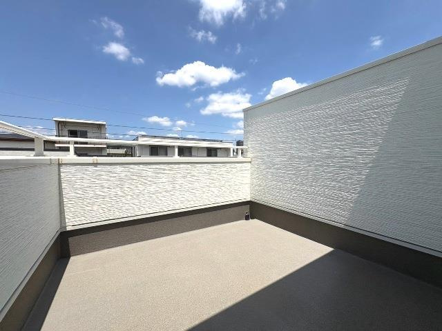 川添町戸建のバルコニー