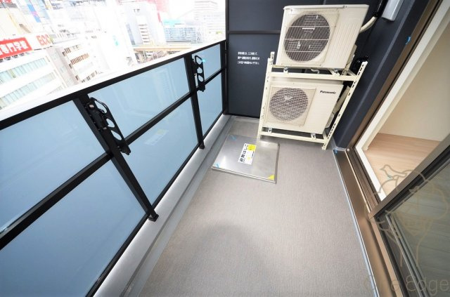 エス・キュート梅田中崎町のバルコニー