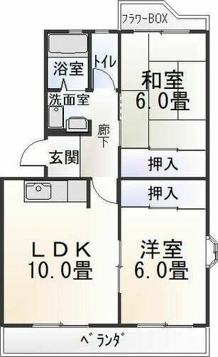 パープルシャトーA棟　　刈谷市近郊の賃貸ならクラスホーム刈谷の間取り
