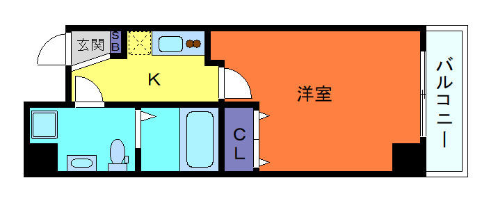 ＫＴＧ　ＲＥＳＩＤＥＮＣＥ　芦屋西の間取り