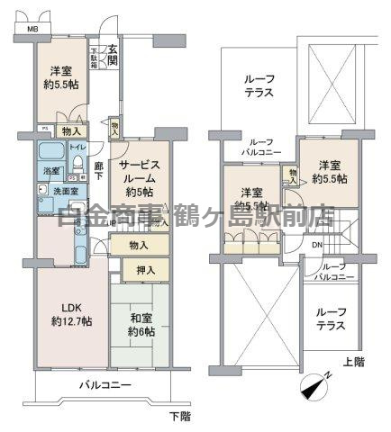 投資物件　朝日プラザ武蔵野マーテルヒルズ参番館の間取り