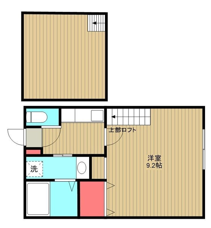 maison de pastelの間取り