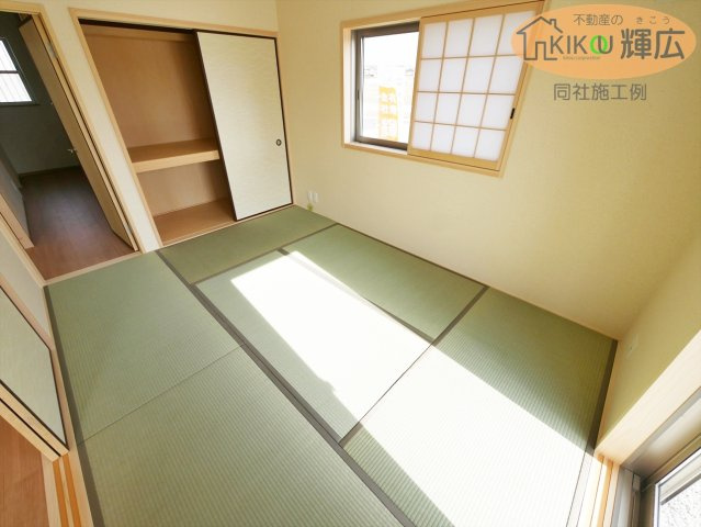 加古川市第11平岡町一色（全1棟）　新築の和室|同社施工例です。