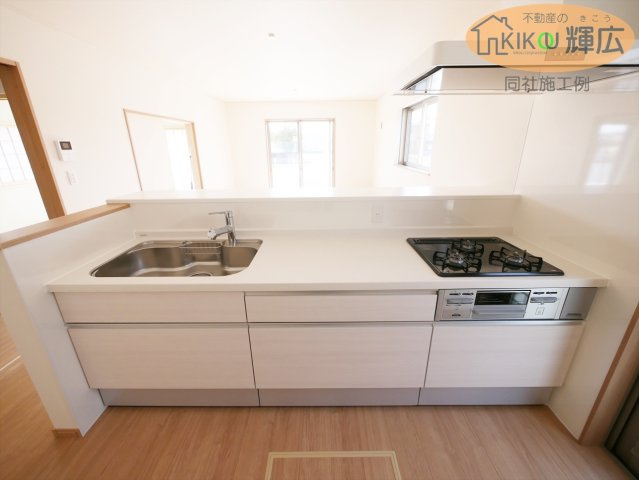 加古川市第11平岡町一色（全1棟）　新築のキッチン|同社施工例です。