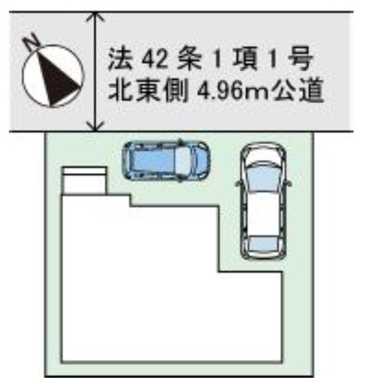加古川市第11平岡町一色（全1棟）　新築の区画図