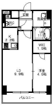 プレアデス津田沼の間取り